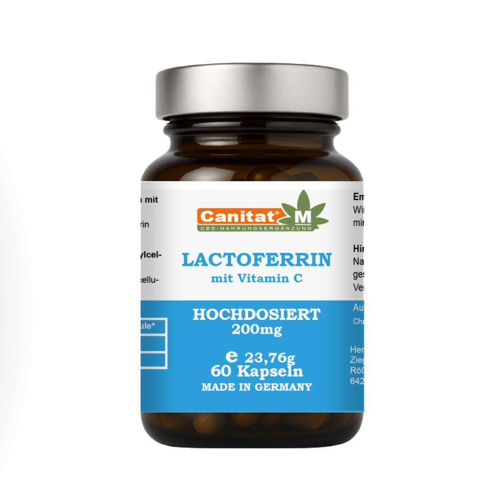 Lactoferrin Forte 200 mg + 80 mg Vitamin C – 60 Kapseln