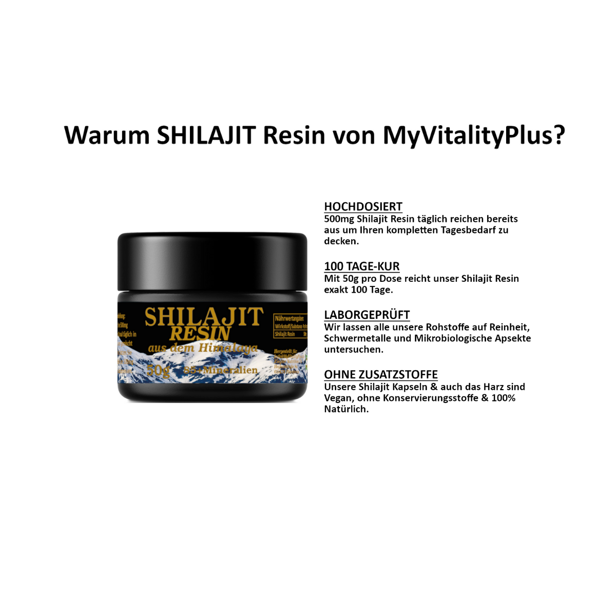 Shilajit Resin   –   60 g   | MyVitalityPlus®
