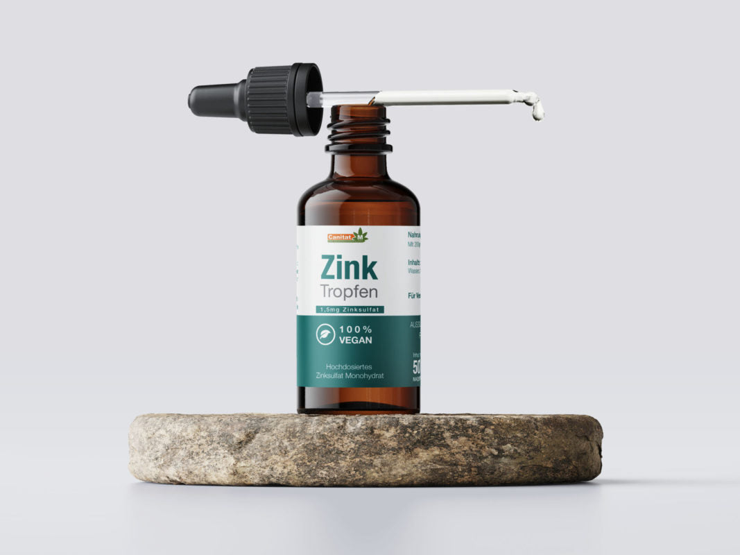 Zink Tropfen | 1,5 mg Zinksulfat | 50 ml | Canitat M®