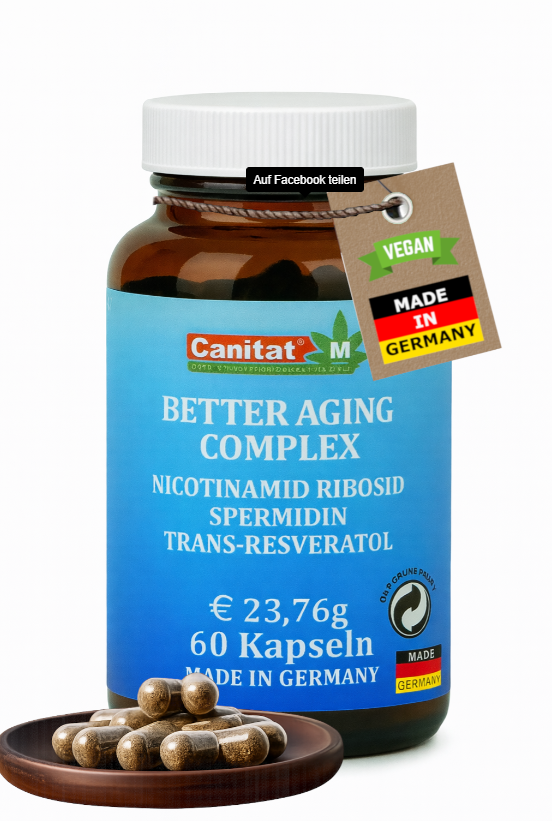 Better Aging Complex – Nicotinamid Riboside – NAD+ Vorstufe – 60 Kapseln