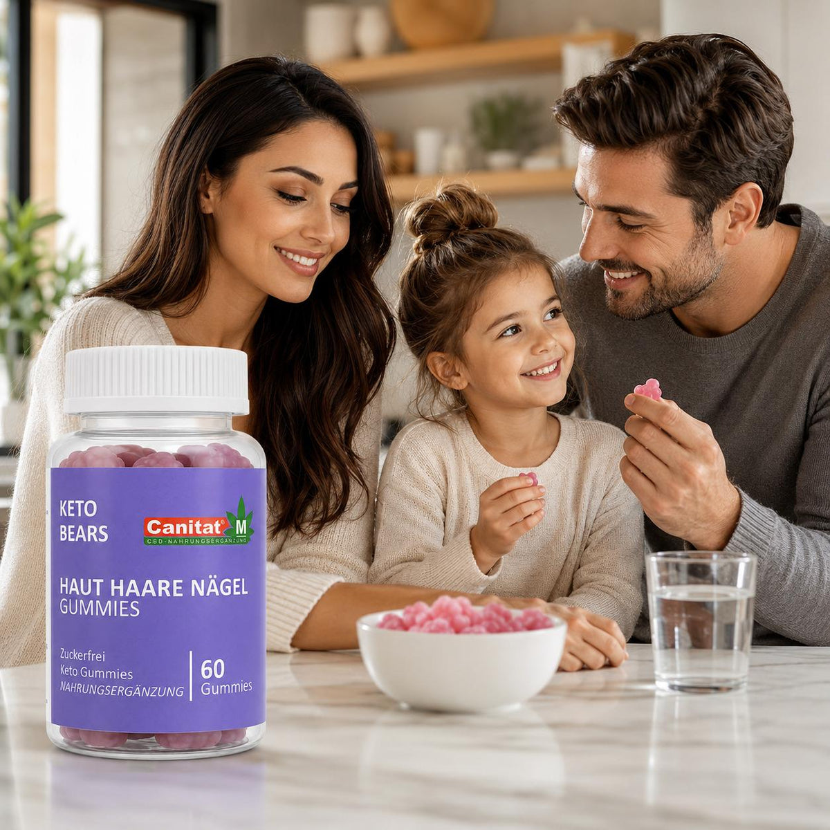 Haut Haare Nägel Gummies von Canitat M – 60 Gummies