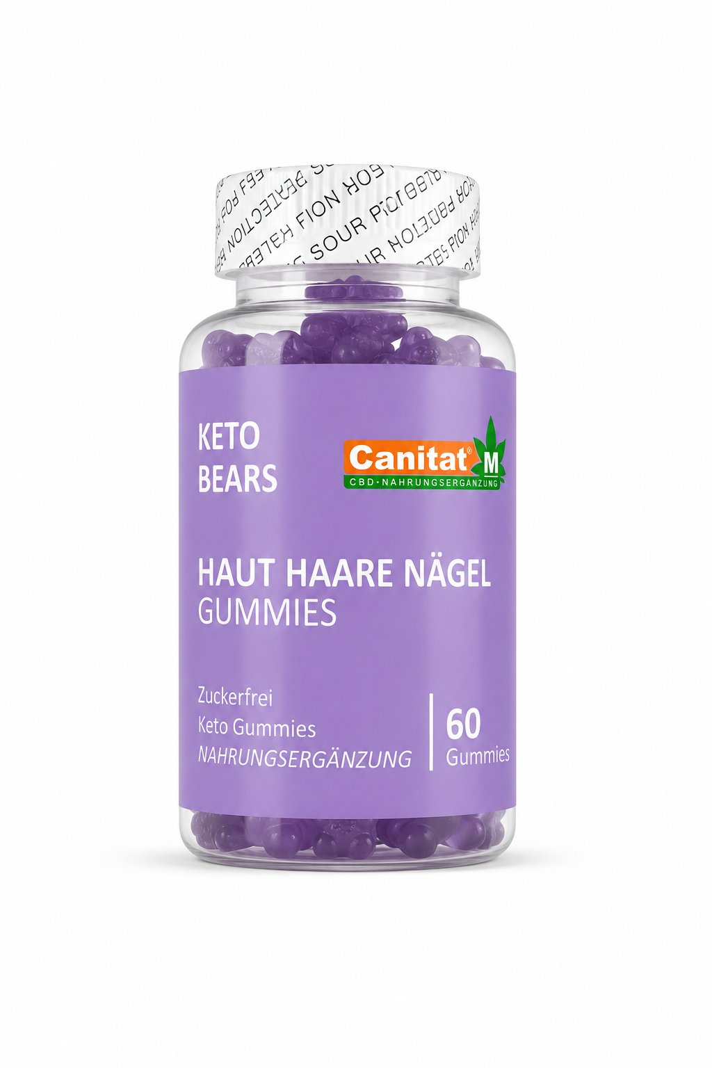 Haut Haare Nägel Gummies von Canitat M – 60 Gummies