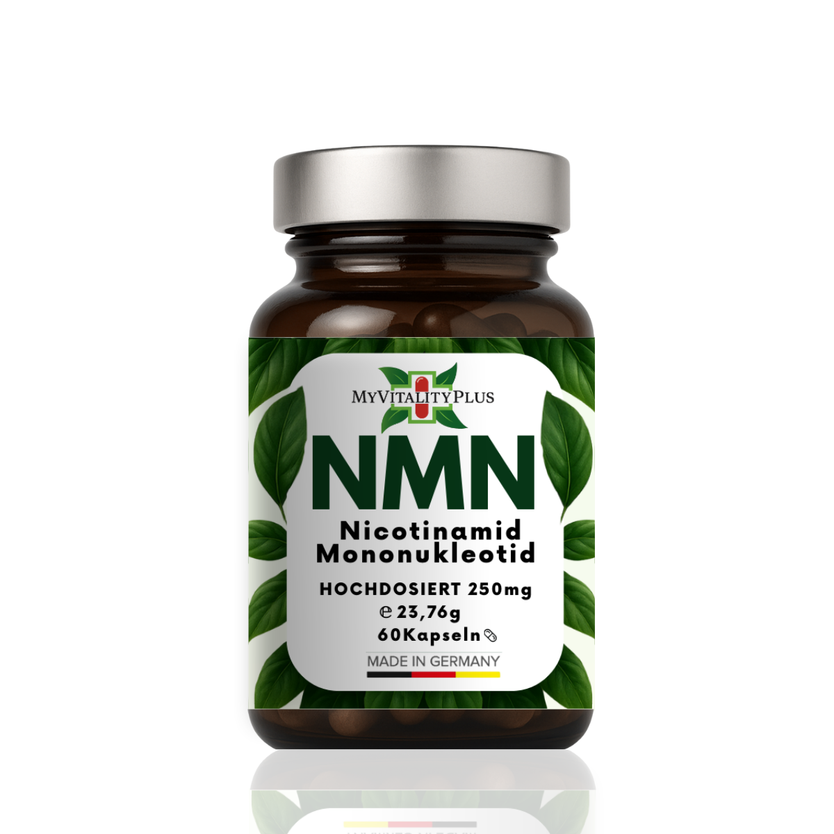 NMN Kapseln | Hochdosiert | 500mg Tagesdosis | von MyVitalityPlus