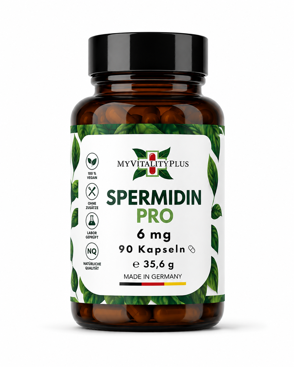 Spermidin Pro 6 mg – 90 vegane Kapseln  | MyVitalityPlus