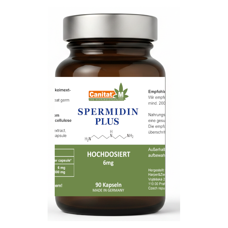 Spermidin Plus | Canitat M 6mg    |    90 Kapseln