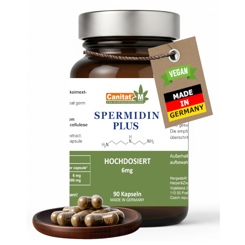 Spermidin Plus | Canitat M 6mg    |    90 Kapseln